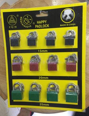 New Sheng 15-20-25 color suction card horizontal opening JQH panda happy lock