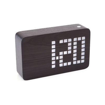 LED wooden electronic clock bigger digital creative alarm clock this sweater desk clock