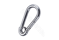 Galvanized iron ring climbing hooks gourd shaped carabiner common spring hook 4mm-12mm