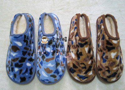 The interior and exterior marketing winter camouflage bag and women can make a custom cotton indoor slipper false bottom.