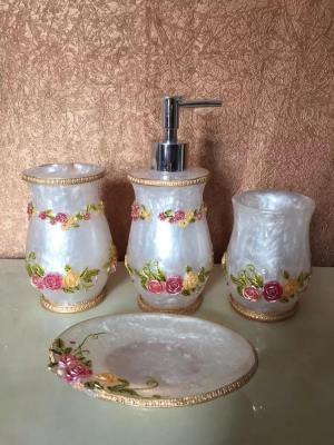 Resin bathroom suite bathroom toiletries crafts style four piece bathroom