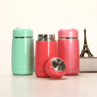 Mini Cup lovely stainless steel double layer vacuum insulation Cup creative custom Men Ladies insulation Cup