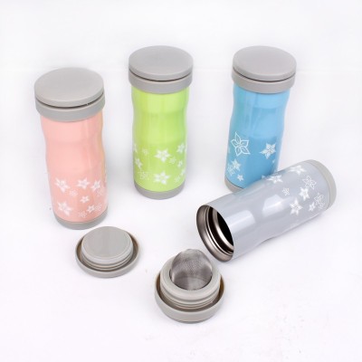 The new couple Cup Fashion cup double stainless steel vacuum insulation Cup, thermos cup