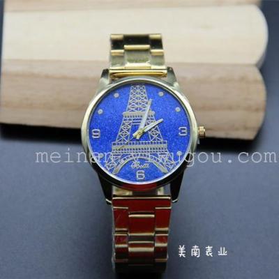 Go to watch the latest trade recommended hot nouveau riche gold watch