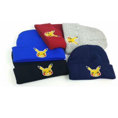 Pikachu Pokemon go hat on hand.