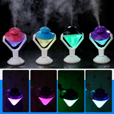 USB Car Aromatherapy Purifier Mini Small Humidifier Diamond Humidifier Colorful Night Lamp Humidifier