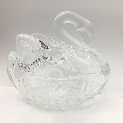 High quality glassware glass bowl sugar bowl glass candy 