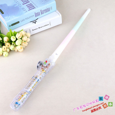 The children are luminous toy sword gravity induction flash music toys