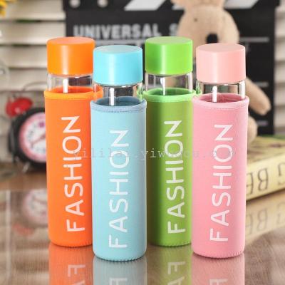 The new fashion glass fashion candy color cup sets of Students Creative Cup