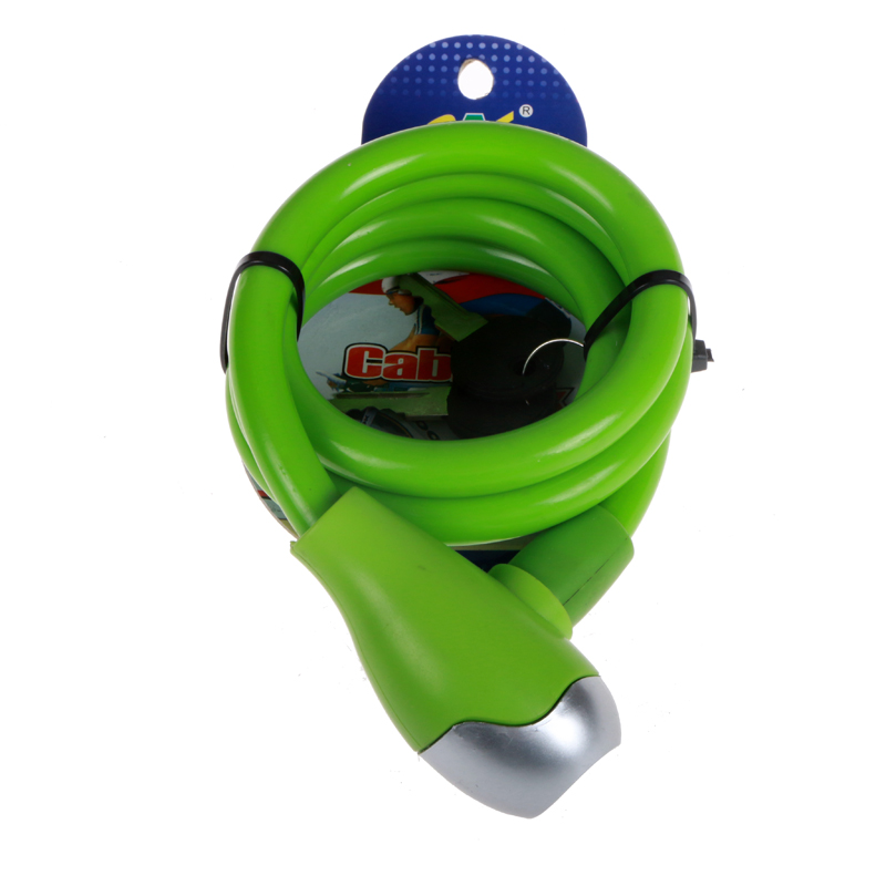 钢丝锁自行车锁防盗单车山地车锁单车配件锁架固定钢缆锁