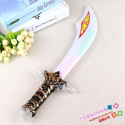 Children's Day gift gravity induced light emitting sword flash music toy weapon