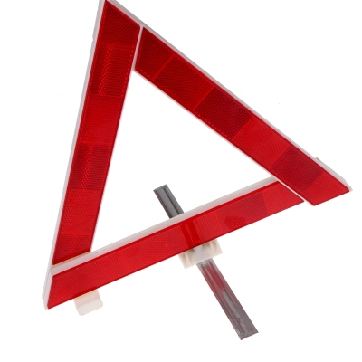 Tripod Warning Sign Triangle Warning Sign Reflective Folding Parking Triangle Car