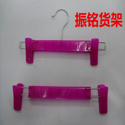 Manufacturers selling female models of colorful straight pants rack adult trousers rack