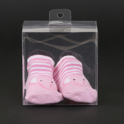 Transparent foot mold box shoes support PVC baby socks plastic model toddler shoes