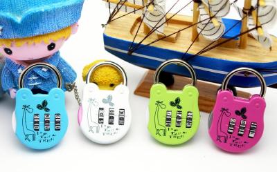 Cute Mini Craft Combination Lock ,Suitcase Lock