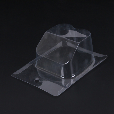 Foot model transparent plastic box packaging card box dust three-dimensional plastic box