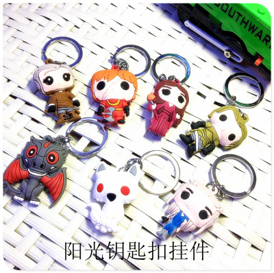 The game with the fire Funko pop power song 8 stereo doll PVC Keychain pendant factory direct