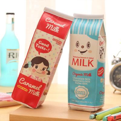 Korean cute pencil pencil simulation milk taste creative creative Storage Wallet stationery