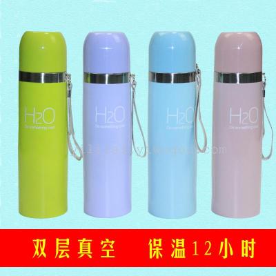 Straight body insulation cup vacuum bullet stainless steel cup children advertising gift cup