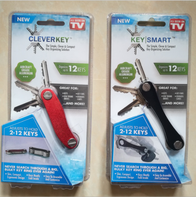 Europe and the United States hot selling key smart key clip multi-color key holder TV key