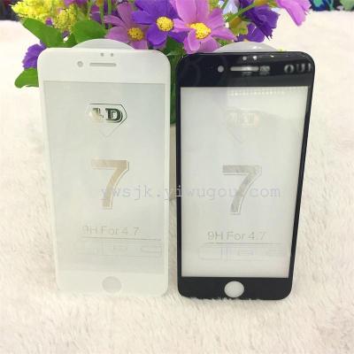 4D Full Cover Tempered Film IPhone7 3D Curved Full Screen Tempered Film