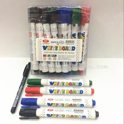 Whiteboard Marker 24 Pens with 1 Universal Marking Pen Erasable Marking Pen