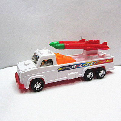 Children's educational toys wholesale cable car missile rocket car OPP bag