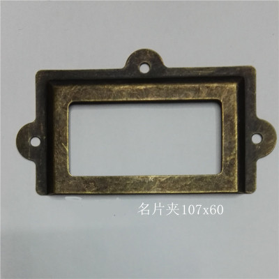 Jin Feng hardware technology accessories manufacturers wholesale metal card holder stainless steel business card holder