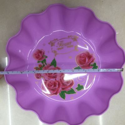 Manufacturers direct plastic plates fruit tray design and color new materials