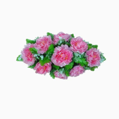 Manufacturers selling wedding decoration potted plant simulation simulation 9 Hibiscus peony flower