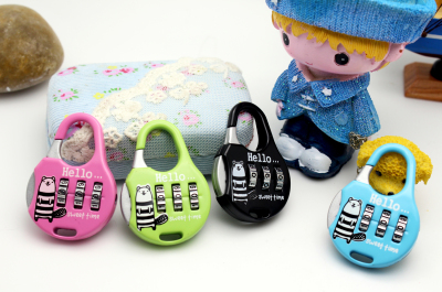 Cute Mini Craft Combination Lock  Suitcase Lock 