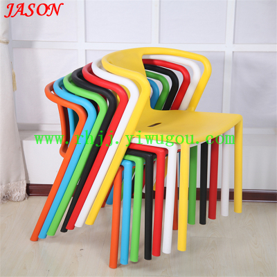 Outdoor leisure chair backrest handrail coffee / plastic dining / conference office chair