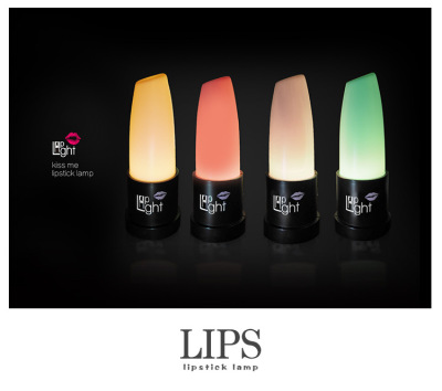 New lipstick lipstick Macarons lamp Nightlight creative cartoon lamp