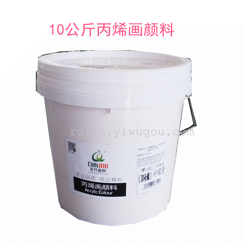 Bamboo 10kg high quality bulk acrylic paint installed outside the wall of large posters