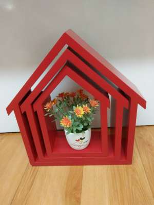 Creative Curio Cabinet Wall Shelf Small House Decoration Shelf