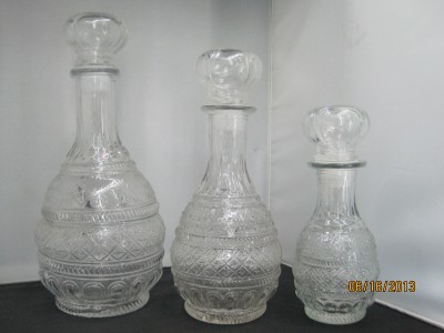 The Large and small tower rev. bottle glass bottle 950ml 500ml 250ml