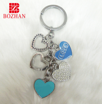Ding's exclusive custom color alloy key chain pendant