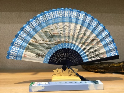Hefengju female fan foldingfan Chinese style yinan craft fan G20 custom fan