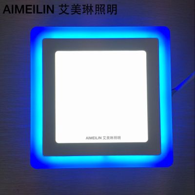 LED panel lights, dual color panel lights, LED lights, 18 +6W