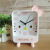 Creative Cartoon Forest KT Alarm Clock Candy Color Clock Cute Small Animal Clock
