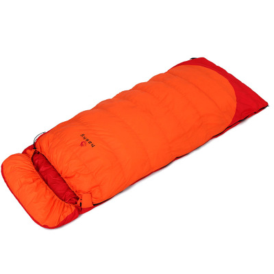 Manufacturers direct envelope type to widen the volume of thick down sleeping bags, easy to carry