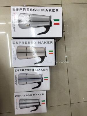 Espresso coffee machine stainless steel 2CUP