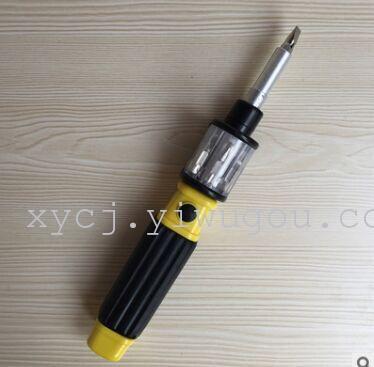 360 degree adjustable replacement square handle 6 and six word multi function screwdriver 1