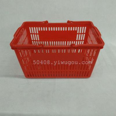 A convenience store supermarket shopping basket plastic basket wholesale mall KTV thick hand basket