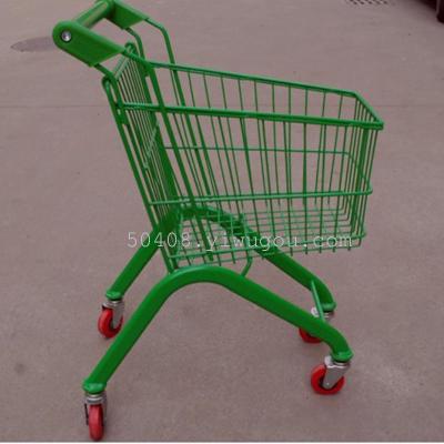 Children color Mini supermarket shopping cart cart's car