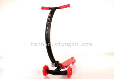 Direct manufacturers C children's scooter car driving crash surf scissors frog tricycle music light