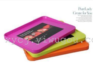 Double bright can receive the multifunctional inclined antiskid chopping board tray