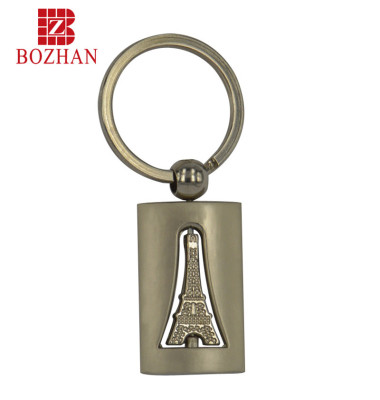 Ding 's exclusive custom - made alloy key chain for French tourist souvenirs
