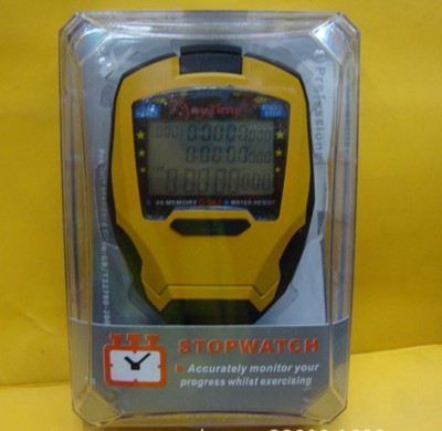 Stopwatch timer function three row 100 sports stopwatch countdown stopwatch can be printed
