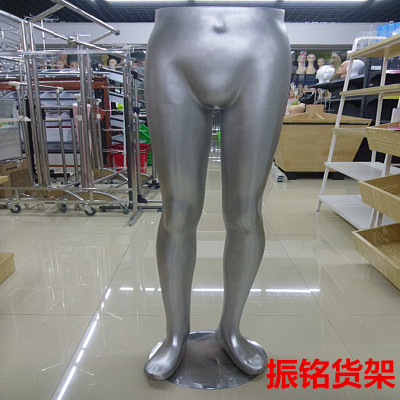 Production home direct selling silver brown pants model men's trousers pants model men lower body